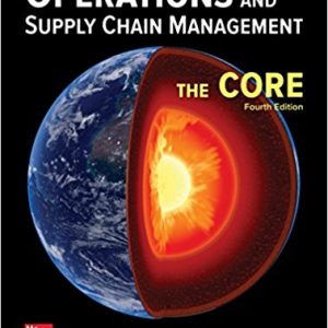 Testbook Solutions Operations and Supply Chain Management The Core 4th Edition by F. Robert Jacobs