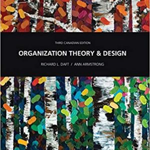 Testbook Solutions Organization Theory and Design 3rd canadian Edition by Richard L. Daft