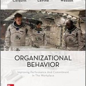 Testbook Solutions Organizational Behavior Improving Performance 5th Edition Jason Colquitt