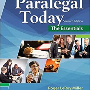 Solution Manual Paralegal Today The Essentials 7th Edition by Roger LeRoy Miller