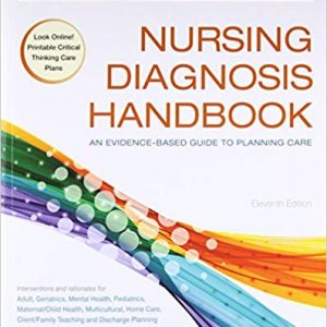 Testbook Solutions Pearson Nursing Diagnosis Handbook 11th Edition by Judith M. Wilkinson