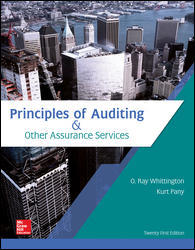 Testbook Solutions Principles of Auditing Other Assurance Services 21st Edition by Ray Whittington