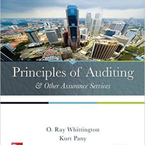 Testbook Solutions Principles of Auditing and Other Assurance Services 20th Edition Ray Whittington