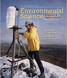 Testbook Solutions Principles of Environmental Science Companion Site 6th Edition William Cunningham