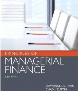 Testbook Solutions Principles of Managerial Finance 13th Edition Lawrence Gitman