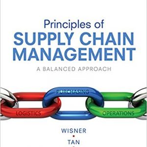 Testbook Solutions Principles of Supply Chain Management A Balanced Approach 5th Edition by Joel D. Wisner