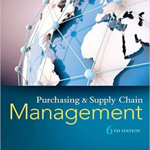 Testbook Solutions Purchasing and Supply Chain Management 6th Edition Robert Monczka