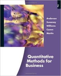 Testbook Solutions Quantitative Methods for Business 11th Edition David Anderson