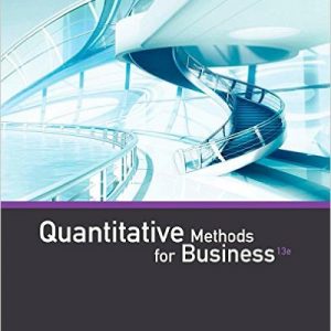 Testbook Solutions Quantitative Methods for Business 13th Edition David Anderson