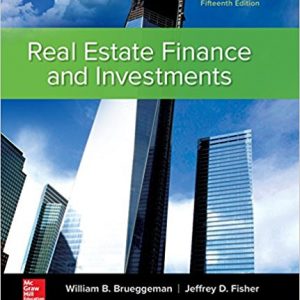 Testbook Solutions Real Estate Finance and Investments 15th Edition William B Brueggeman