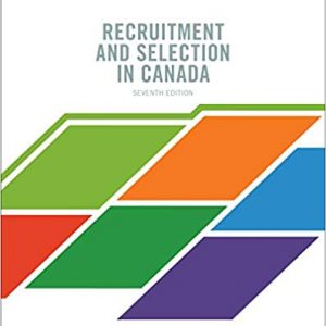 Testbook Solutions Recruitment and Selection in Canada 7th Edition by Victor M. Catano