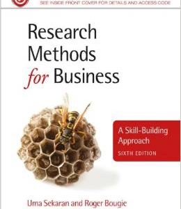 Testbook Solutions Research Methods for Business A Skill Building Approach 6th Edition Uma Sekaran