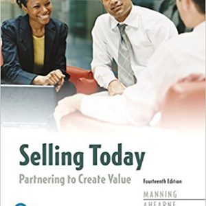 Testbook Solutions Selling Today Partnering to Create Value 14th Edition Gerald Manning