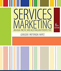 Testbook Solutions Services Marketing An Asia Pacific and Australian Perspective 6th Edition Lovelock