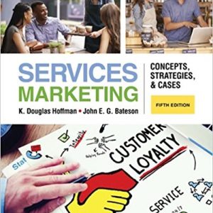 Testbook Solutions Services Marketing Concepts Strategies and Cases 5th Edition Douglas Hoffman