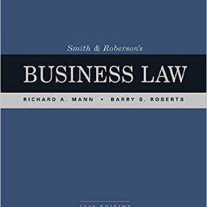 Testbook Solutions Smith and Robersons Business Law 17th Edition Richard Mann