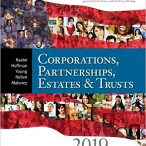 Solutions Manual for South Western Federal Taxation 2019 Corporations Partnerships Estates and Trusts 42nd Edition by William A. Raabe