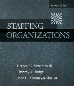 Testbook Solutions Staffing Organizations 7th Edition Herbert Heneman III