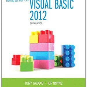 Testbook Solutions Starting Out With Visual Basic 2012 6th Edition by Tony Gaddis