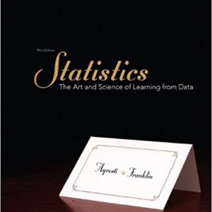 Testbook Solutions Statistics The Art and Science of Learning From Data 3rd Edition Alan Agresti