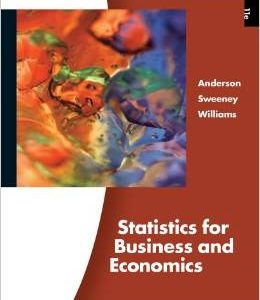 Testbook Solutions Statistics for Business and Economics 11th Edition David Anderson