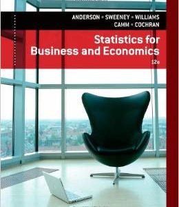 Testbook Solutions Statistics for Business and Economics 12th Edition David Anderson