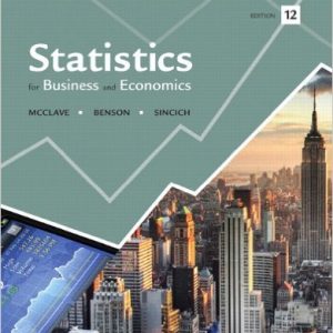 Testbook Solutions Statistics for Business and Economics 12th Edition James McClave