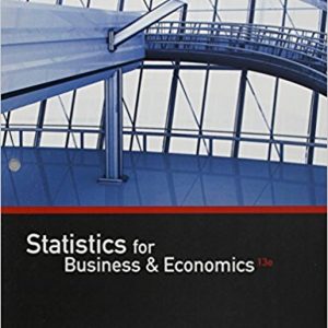 Testbook Solutions Statistics for Business and Economics 13th Edition David Anderson