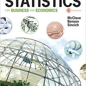 Solutions Manual for Statistics for Business and Economics 13th Edition by James T. McClave