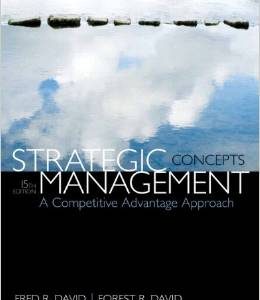 Testbook Solutions Strategic Management A Competitive Advantage Approach 15th Edition Fred David