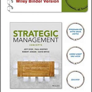 Testbook Solutions Strategic Management Concepts BRV 1st Edition by Jeffrey H. Dyer