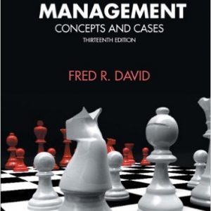 Testbook Solutions Strategic Management Concepts and Cases 13th Edition Fred David