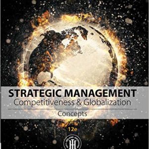 Testbook Solutions Strategic Management Concepts and Cases Competitiveness 12th Edition Michael Hitt