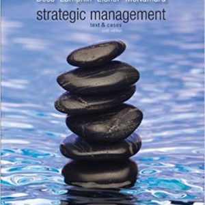 Testbook Solutions Strategic Management Text and Cases 6th Edition by Gregory Dess