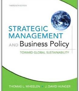 Testbook Solutions Strategic Management and Business Policy 13th Edition Thomas Wheelen