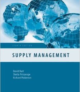 Testbook Solutions Supply Management 8th Edition David Burt