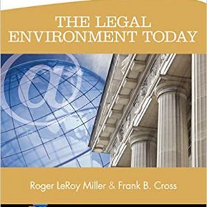 Solutions Manual for The Legal Environment Today 8th Edition by Roger LeRoy Miller