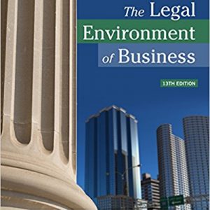 Testbook Solutions The Legal Environment of Business 13th Edition Roger Meiners