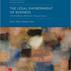 Solutions Manual for The Legal Environment of Business A Managerial Approach Theory to Practice 2nd Edition by Sean P. Melvin