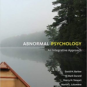 Test Bank Abnormal Psychology An Integrative Approach 4th Canadian Edition by Dr. David H. Barlow