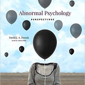 Test Bank Abnormal Psychology Perspectives 6th Edition by David Dozois