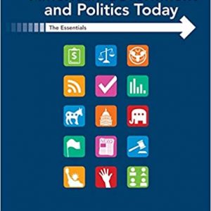 Test Bank American Government and Politics Today Essentials 2017 2018 Edition 19th Edition by Barbara A. Bardes