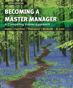 Test Bank Becoming a Master Manager A Competing Values Approach 5th Edition by Robert E. Quinn