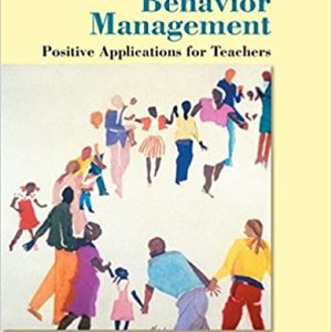 Test Bank Behavior Management Positive Applications for Teachers 7th Edition by Thomas J. Zirpoli