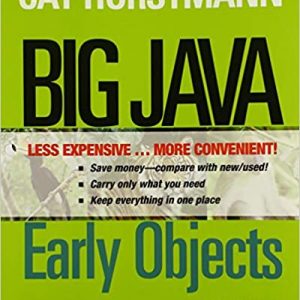 Test Bank Big Java Binder Early Objects 5th Edition by Cay S. Horstmann