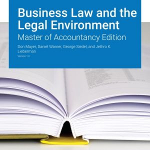 Test Bank Business Law and the Legal Environment Master of Accountancy Version 1.0 by Don Mayer