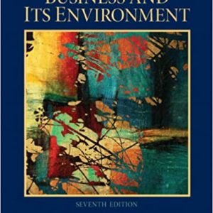 Test Bank Business and Its Environment 7th Edition by David P. Baron