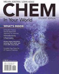 Test Bank CHEM 1st Edition by Melvin Joesten