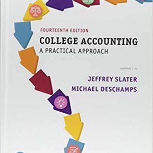 Test Bank College Accounting A Practical Approach 14th Edition by Jeffrey Slater