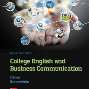 Test Bank College English and Business Communication 11th Edition by Sue Camp and Marilyn Satterwhit